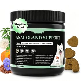 Dog Probiotics Digestive Enzymes,Pumpkin Fiber Chews For Gut Health, Constipation Upset Stomach Relief, Gas & Stool Support, Chicken Flavor Soft Chews
