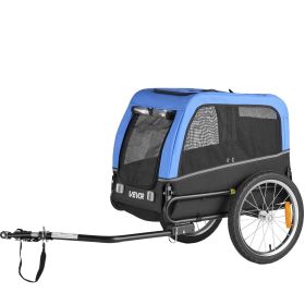 Dog Bike Trailer, Supports up to 66 lbs, Pet Cart Bicycle Carrier for Small & Medium Dogs, Easy Folding Frame with Quick Release Wheel