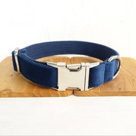 Bow pet collar large and small pet traction collar dog chain (Option: Collar-XL)