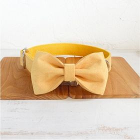Nala pet dog collar traction rope (Option: Bow plus Collar-XL)