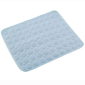 Dog Cooling Mat Summer Pets Cold Bed Extra Large For Small Big Dogs Pet Accessories Cat Durable Blanket Sofa Cat Ice Pad Blanket Pet Products (Option: Light Blue-L70*55cm)